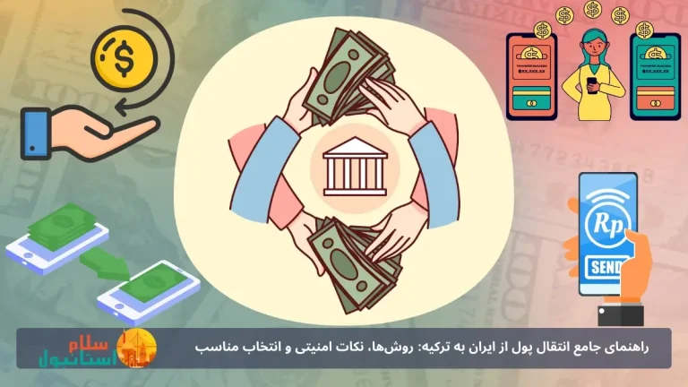 راهنمای جامع انتقال پول از ایران به ترکیه: روش‌ها، نکات امنیتی و انتخاب مناسب